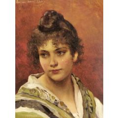 A Young Beauty Painting Reproduction
