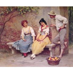 The Flirtation Painting Reproduction