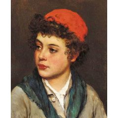 Portrait of a Boy Painting Reproduction