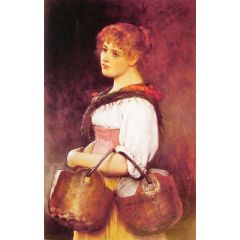 The Milkmaid Painting Reproduction