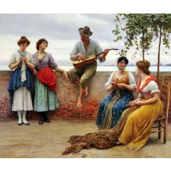 The Serenade Painting Reproduction