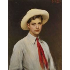 Portrait of the Artist ’s Son Painting Reproduction