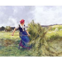 Haymaking Painting Reproduction