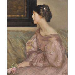 Portrait of a Girl Painting Reproduction