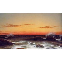 Seascape: Sunset Painting Reproduction