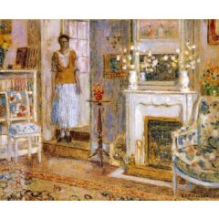 The Library Painting Reproduction