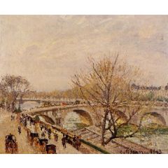 The Seine at Paris, Pont Royal Painting Reproduction