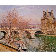 The Pont Royal and the Pavillion de Flore Painting Reproduction