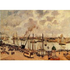 The Port of Le Havre Painting Reproduction