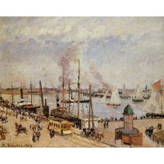 The Port of Le Havre, High Tide Painting Reproduction