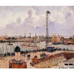 The Inner Harbor, Le Havre Painting Reproduction