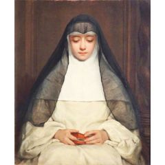A Nun, also known as Mme Jules de Saux Painting Reproduction