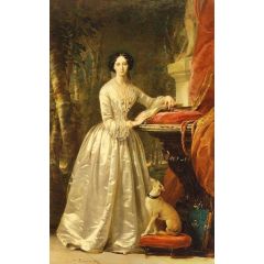 Portrait of Grand Duchess Maria Alexandrovna Painting Reproduction