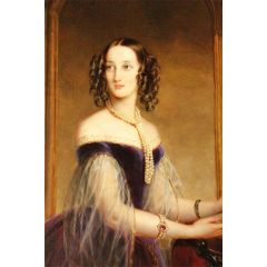 Grand Duchess Maria Nikolaevna of Russia, Duchess of Leuchtenberg Painting Reproduction