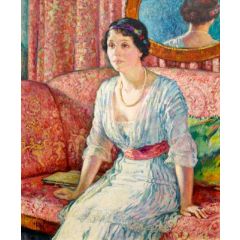 Portrait of Margarethe Kühlmann-Stumm Painting Reproduction