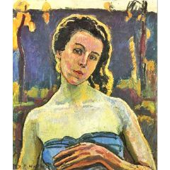 Portrait of a Woman Painting Reproduction