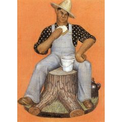 Hired Man Painting Reproduction