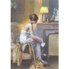 A Moment of Reflection Painting Reproduction