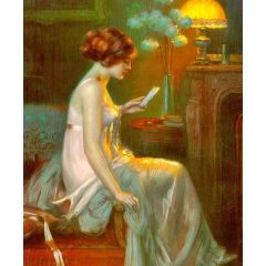The Letter Painting Reproduction