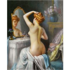 In the Boudoir Painting Reproduction