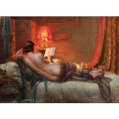 Reading, also known as La lecture Painting Reproduction