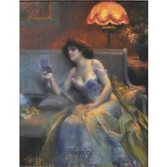 The Letter Painting Reproduction