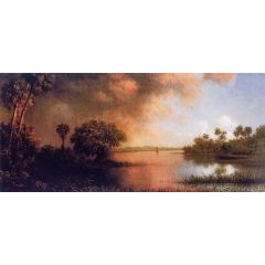 Florida River Scene Painting Reproduction
