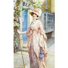 A Lady of Quality Painting Reproduction