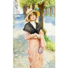 The Morning Walk Painting Reproduction