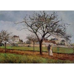 The House of Pere Gallien, Pontoise Painting Reproduction