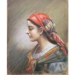 Portrait of a Woman Painting Reproduction