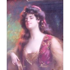 Marseille Gypsy Dancer Painting Reproduction