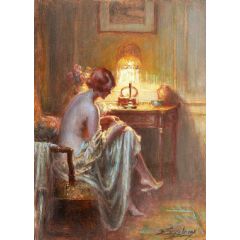 La Toilette Painting Reproduction