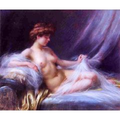 Reclining Nude Painting Reproduction