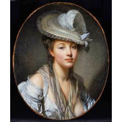 The White Hat Painting Reproduction