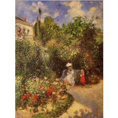 The Garden at Pontoise Painting Reproduction