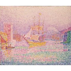 The Harbour at Marseille Painting Reproduction