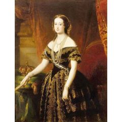 Portrait of Eugénie de Montijo Painting Reproduction