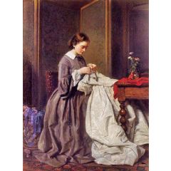 The Seamstress Painting Reproduction