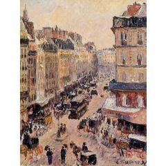 Rue Saint-Lazare Painting Reproduction