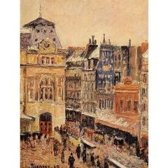 View of Paris, Rue d’Amsterdam Painting Reproduction