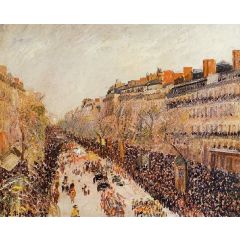 Mardi-Gras on the Boulevards Painting Reproduction