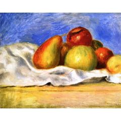 Still Life with Apples and Pears Painting Reproduction