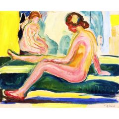 Seated Female Nudes Painting Reproduction