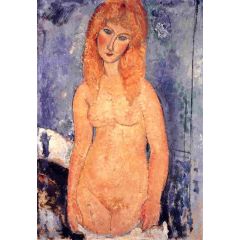 Blonde Nude Painting Reproduction