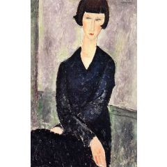 The Black Dress Painting Reproduction