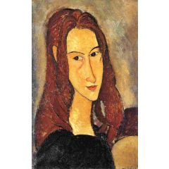 Red Haired Girl Painting Reproduction