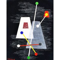 Truncated Pyramids Painting Reproduction