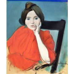 Portrait of a Woman Painting Reproduction