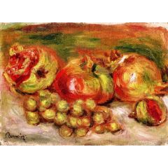Pomegranates and Grapes Painting Reproduction